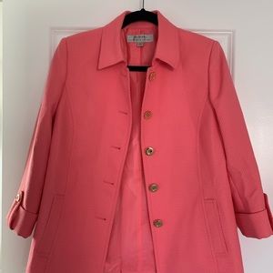 Coral Tahari Peacoat, Size 6